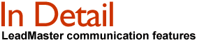 Communicate Business Results with LeadMaster