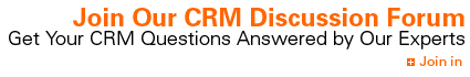 Join CRM Discussion Forum